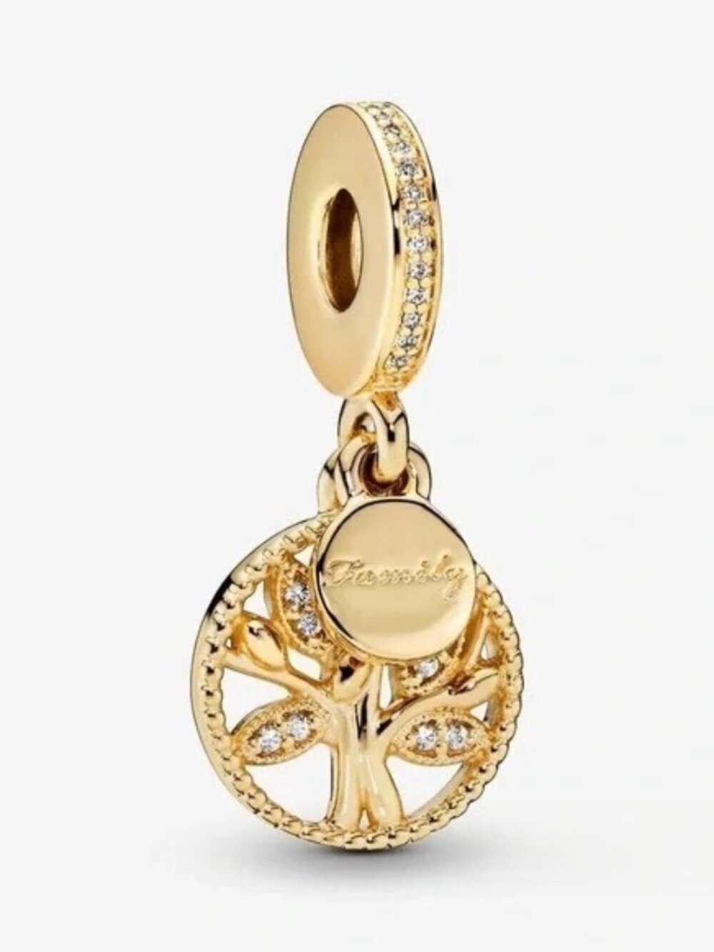 Pandora Gold Tree of Life Dangle Charm